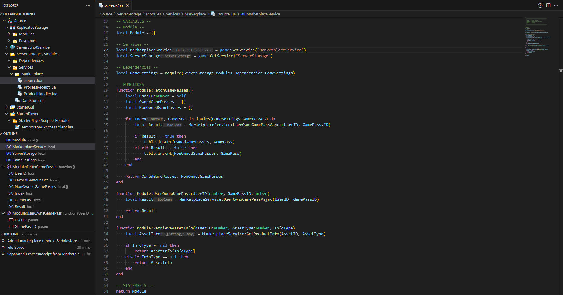 MarketplaceService wrapper module